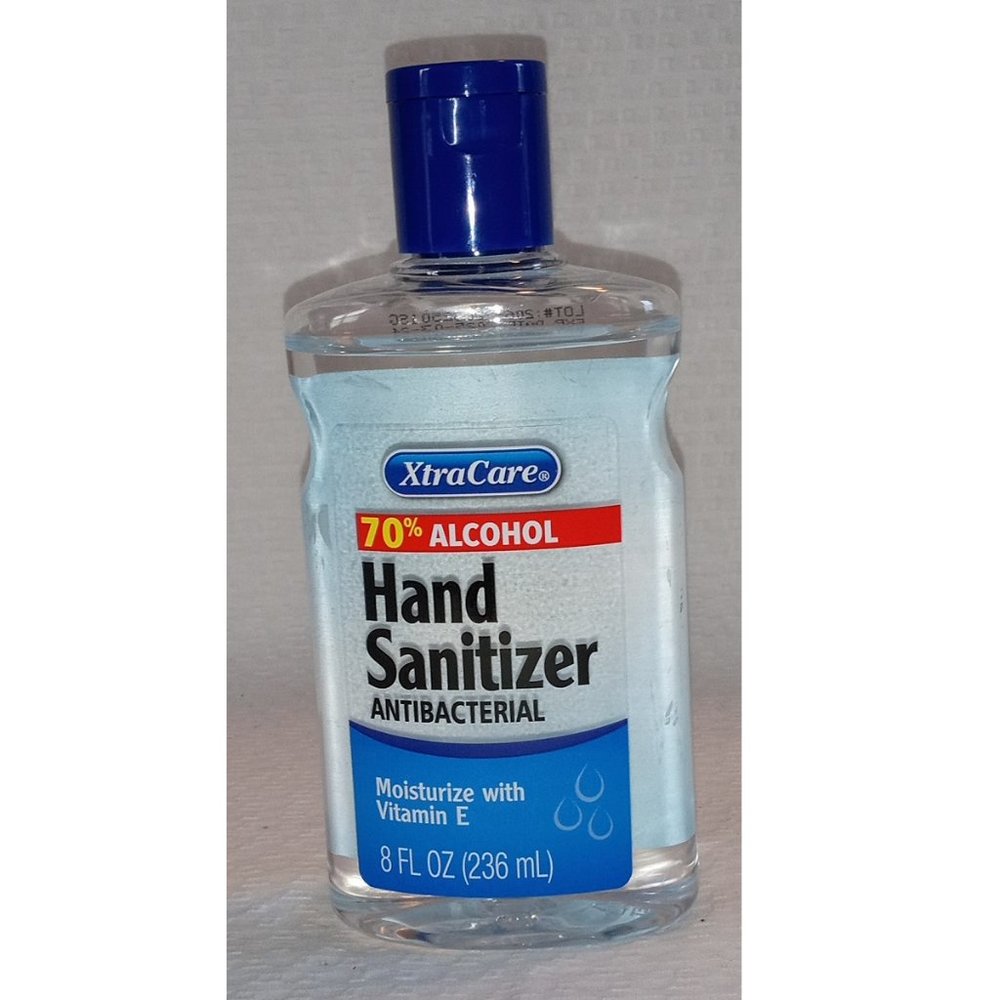 Hand Sanitizer Antibacterial 8oz - 70% Alcohol Moisturize with Vitamin E